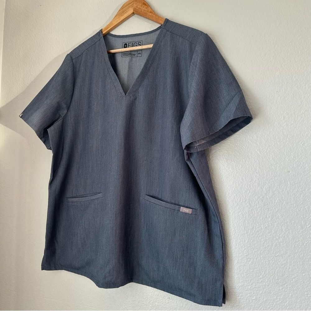 Figs Casma three pocket scrub top Graphite Size XXL Like Excellent Condition - Picture 1 of 10